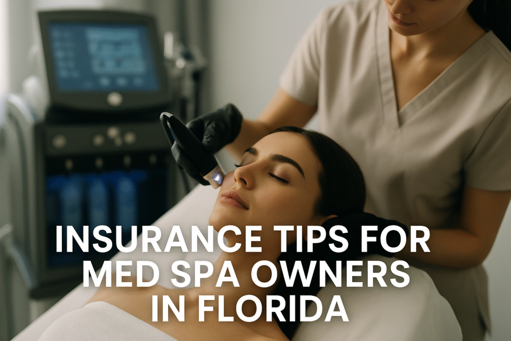 🧴 Do Med Spas in Florida Need Insurance? Here’s What Every Owner Must Know