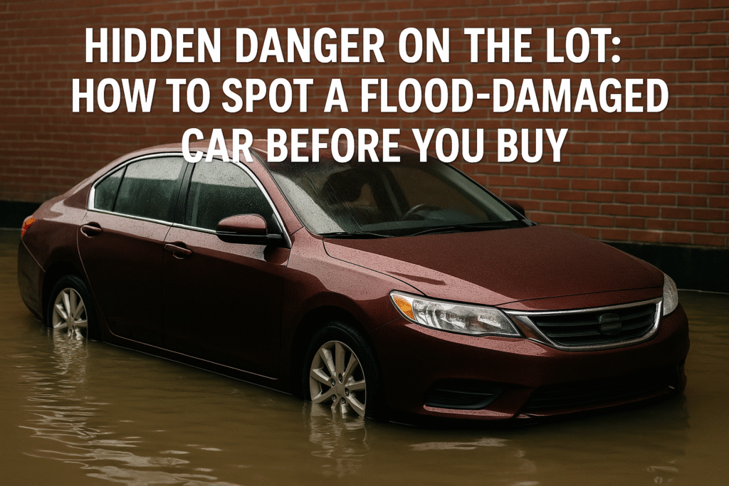 Hidden Danger on the Lot: How to Spot a Flood-Damaged Car Before You Buy