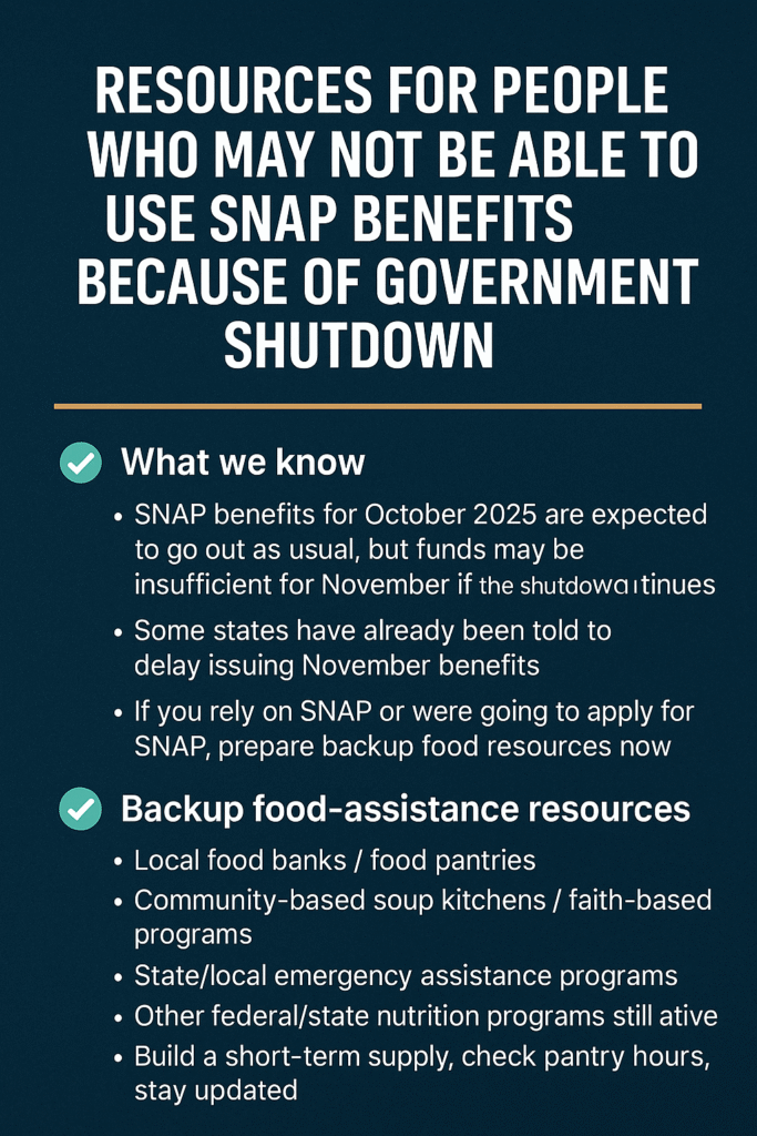 EBT Shutdown: The Month Millions Go Hungry