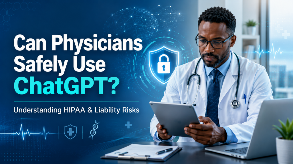 Can Physicians Safely Use ChatGPT? | HIPAA & Medical Liability Guide