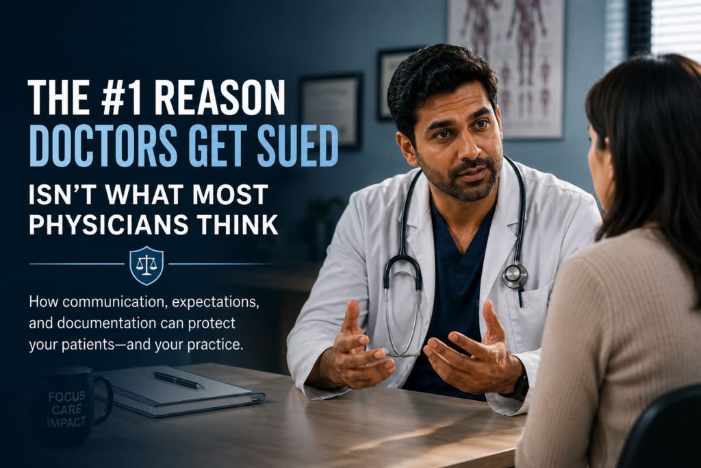The #1 Reason Doctors Get Sued Isn’t What Most Physicians Think
