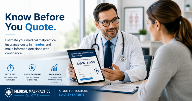 Medical Malpractice Insurance Cost Estimator: Why Every Doctor Should Check Their Premium Before Requesting a Quote