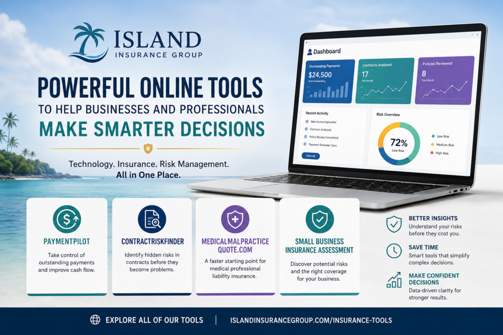 Free Business & Insurance Tools for Smarter Risk and Cash Flow Decisions