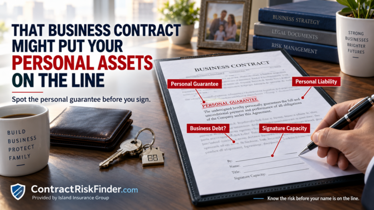 That Business Contract Might Put Your Personal Assets on the Line