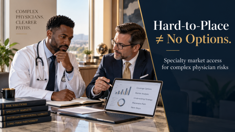 What Is Hard-to-Place Medical Malpractice Insurance?
