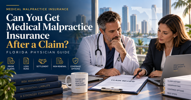 Can You Get Medical Malpractice Insurance After a Claim?