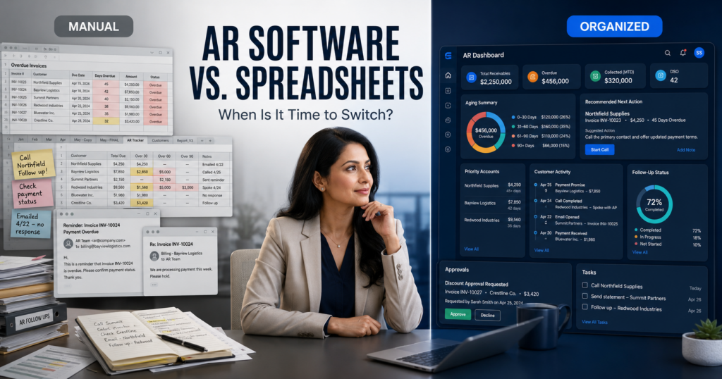 Accounts Receivable Software vs. Spreadsheets