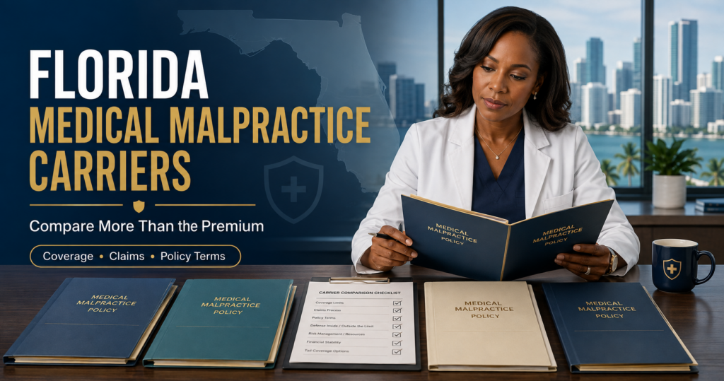Major Medical Malpractice Insurance Carriers in Florida: What Physicians Should Compare
