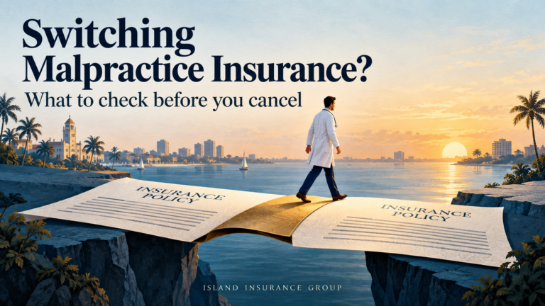 Switching Malpractice Insurance Carriers: What Florida Physicians Should Check Before Canceling