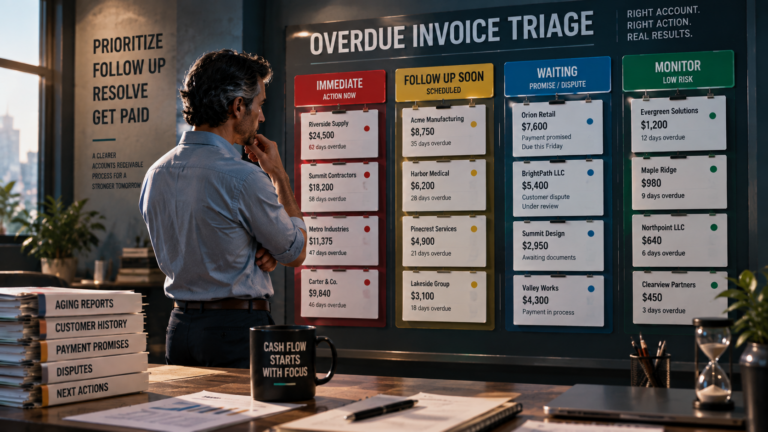 How to Prioritize Overdue Invoices Without Chasing Every Customer