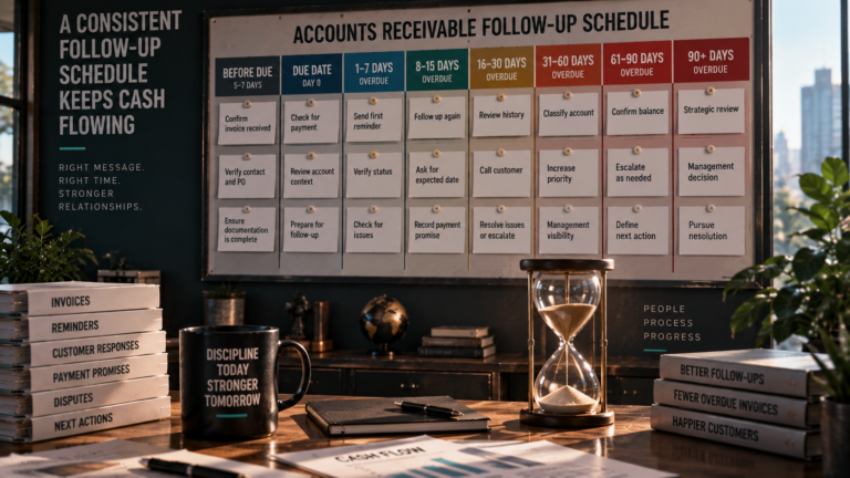 Accounts Receivable Follow-Up Schedule: What to Do and When