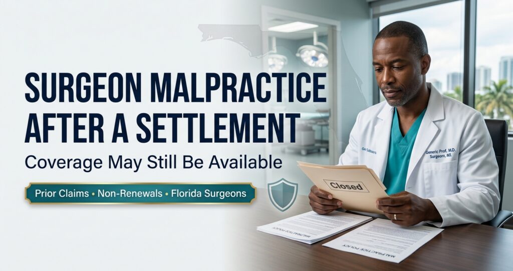 Can a Surgeon Get Malpractice Insurance After a Settlement?