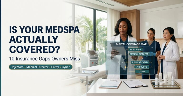 Is Your MedSpa Actually Covered? 10 Insurance Gaps South Florida Owners Miss