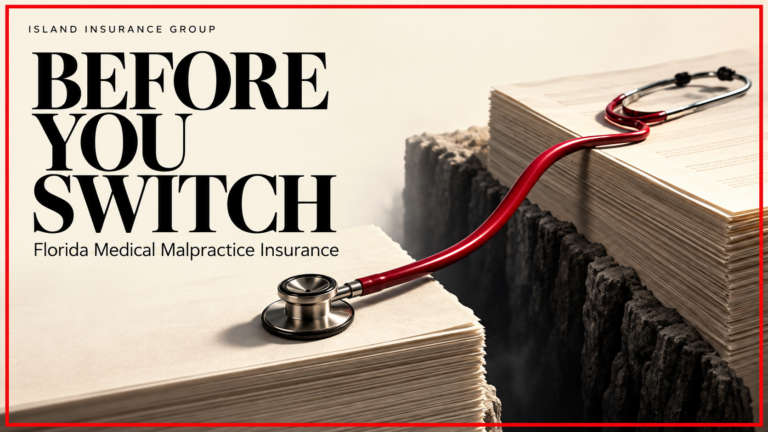 Changing Medical Malpractice Insurance in Florida: Before You Switch
