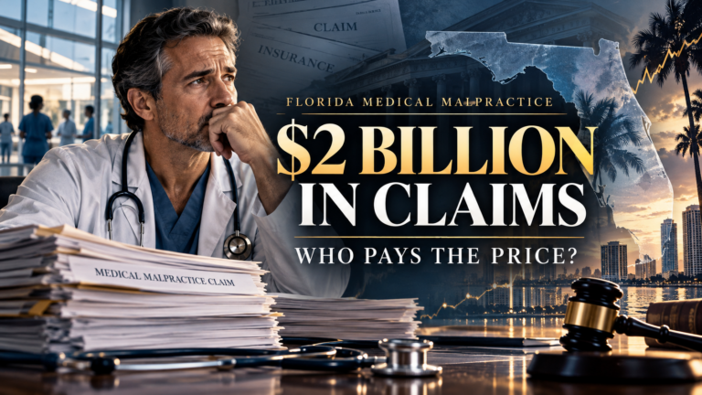 Florida Medical Malpractice Claims Are Approaching $2 Billion. Who Pays the Price?