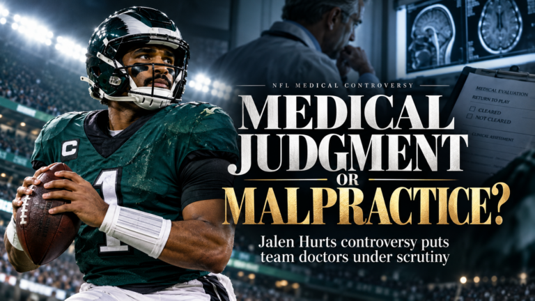 Jalen Hurts Malpractice Controversy: Former Eagles Player Calls It Negligence as NFL Defends Medical Decisions