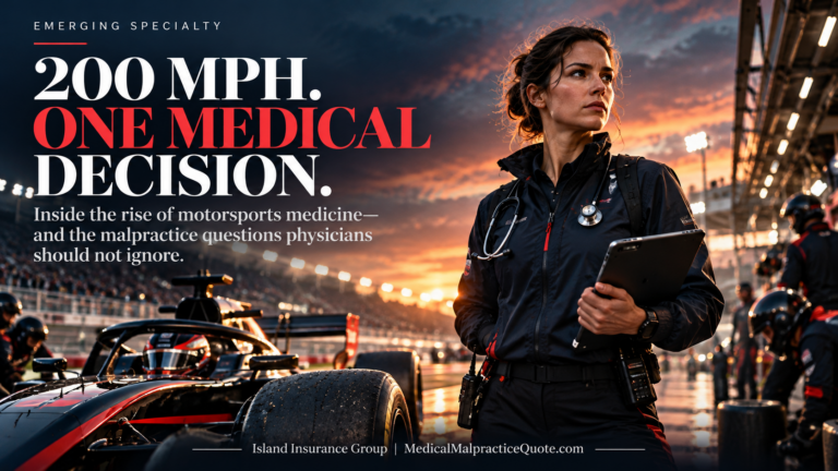Motorsports Medicine Is Growing. But Are the Doctors Behind the Wheel Protected?