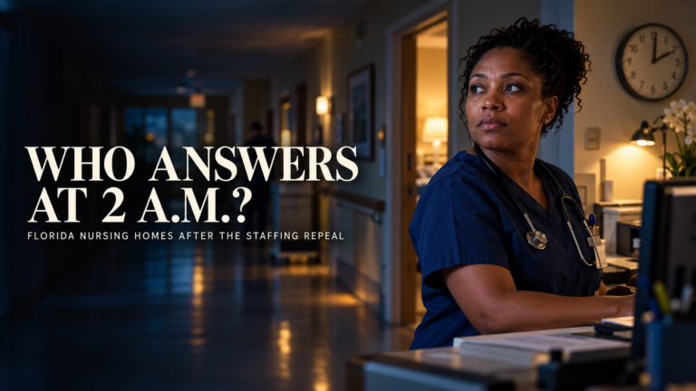 Federal Nursing Home Staffing Rules Were Repealed. What Protects Florida Residents Now?